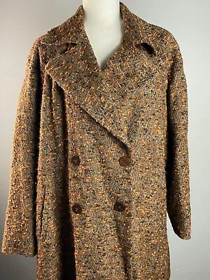 $149.50 • Buy Vintage Oversized Autumn Tweed MISSONI DONNA Coat * US SIZE 12