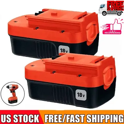 2Pack HPB18 18V For Black And Decker 18 Volt NiMH Battery HPB18-OPE 244760-00 • $24.98