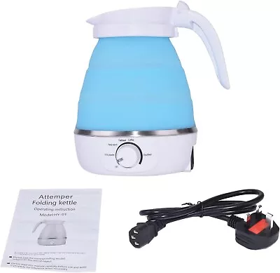 Collapsible Kettle Adjustable Portable Mini Foldable Electric Kettles Silicone • £13.95