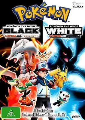 Pokemon The Movie 14 - Black And White (2 DVD Set) - Region 4 • $9.95