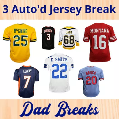 MIKE DITKA CHICAGO BEARS Autographed/Signed 3 Jersey LIVE BoxBreak + RAZZ #6 • $9.99