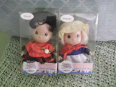 $8.06 • Buy 4 1/2  Hi Babies Precious Moments - Spanish & American International Dolls Boxed