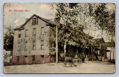 J92/ Mt Pleasant Ohio Postcard C1910 Highland Inn Hotel Steubenville  483 • $18.40