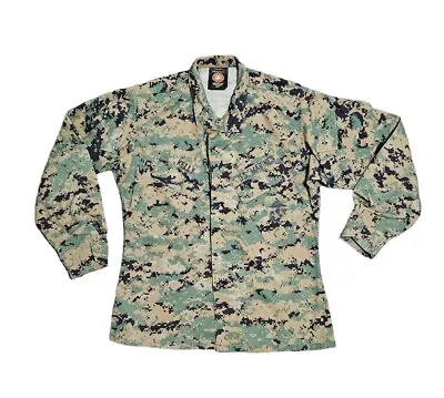 US MARINES USMC WOODLAND MARPAT CAMOUFLAGE CAMO SHIRT/BLOUSE MCCUU - Small Short • $30