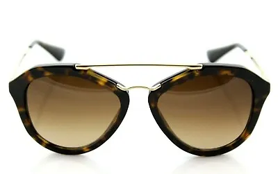 $399.95 • Buy RARE Genuine PRADA CINEMA Catwalk Tortoise Gold Sunglasses PR 12QS 2AU6S1 379020
