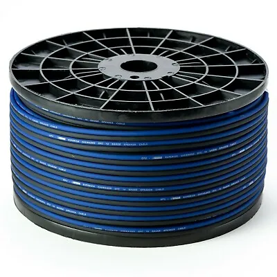 10 Metres Oxygen Free Copper 14 Gauge Blue/black Speaker Wire Ofc 14 Awg  • £19.99
