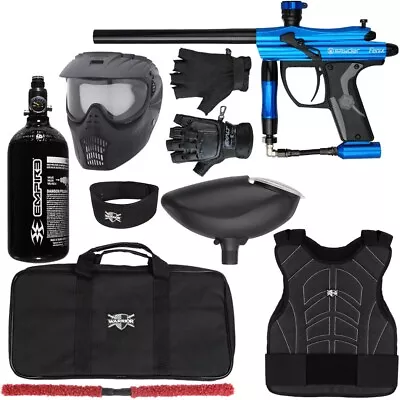 Kingman Spyder Fenix Level 1 Protector Paintball Gun Package Kit - L/XL - Blue • $255.59