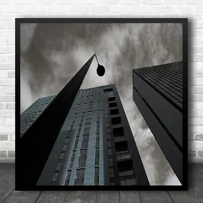 £45.95 • Buy Architecture Abstract Buildings Windows Lamp Street Light Urban Square Print