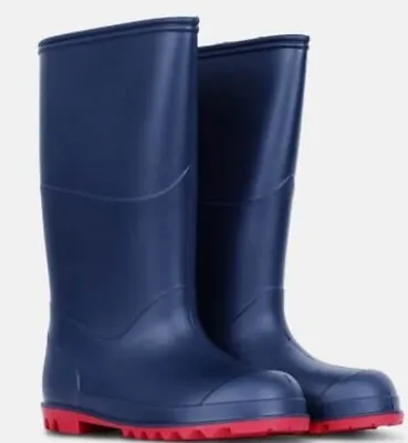 £5.95 • Buy Muddy Puddles Classic Wellies (size 4) Navy/ Red (NEW)