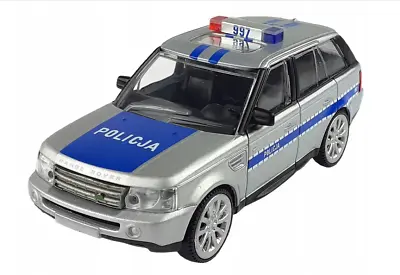 Range Rover Sport British/Polish Police Car Model Metal Diecast Toy 1:43 Rastar • £10.99