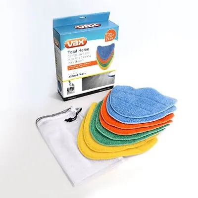 Vax Total Home (Type 1) Microfibre Cleaning Pads Machine Washable 1-1-132528-00 • £19.99