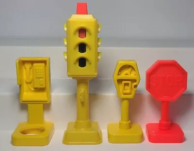 VINTAGE LOT 80s FISHER-PRICE LITTLE PEOPLE Main Street Replacement Accessories  • $17.99