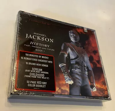 Michael Jackson History - Past Present And Future  Book 1 (2 Cd Set  1995)  • $98