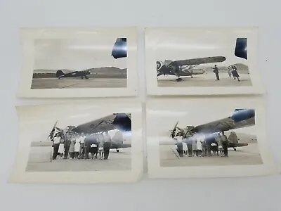1940 Oakland California Single Engine Airplane Airport Black & White Photographs • $12