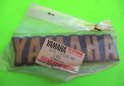 Nos Vintage Yamaha Motorcycle Emblem ~ Part # 26h-28328-00-00 We Sell Nos Parts! • $12.99