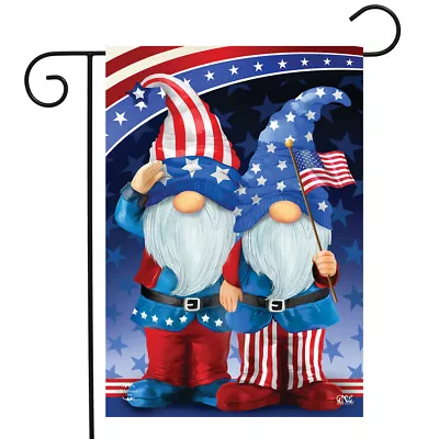 Patriotic Gnomes Garden Flag 12.5  X 18  Briarwood Lane • $9.86