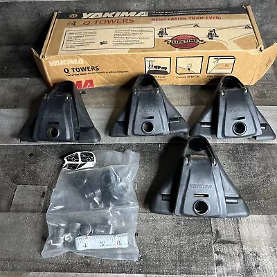 Yakima Q Towers  #00124 Set Of 4 Black Q Towers - No Keys - • $99.99