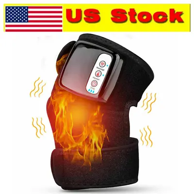 Heat Knee Brace Wrap Support Vibration Fitness Massage Joint Support Knee Pads • $28.92
