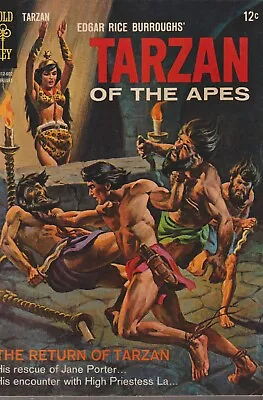 Gold Key Edgar Rice Burroughs Tarzan Of The Apes #156 (1966) 1st Print F+ • £9.95