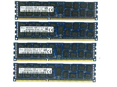 64GB (4X 16GB) DDR3 1866MHz Memory Apple Mac Pro 61 2013-15 Quad- 6- 8- 12-core • $56