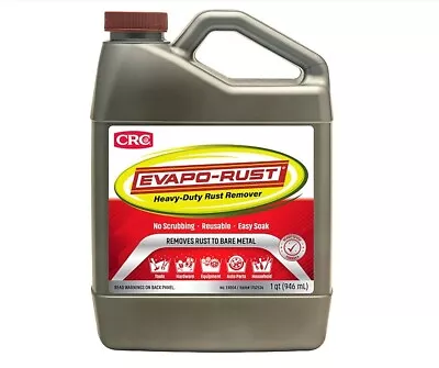 CRC Evapo-Rust Heavy-Duty Rust Remover Reusable Acid-Free Non-Corrosive USA • $23.60