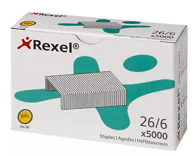 Rexel No. 56 (26/6) Staples (5000) • £7.77