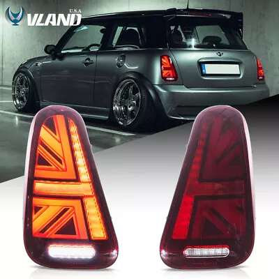 VLAND LED Tail Lights W/Startup Animation For 01-06 BMW Mini Cooper R50 R52 R53 • $168