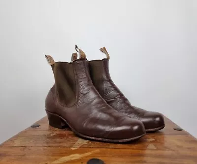 R.M. Williams Cuban Heel Boots Size 10.5 Brown • £95