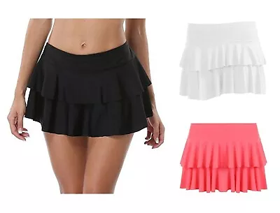 £6.99 • Buy Ladies Womens Mini Short Rara Skirt Party Casual Club Wear Sizes Small To XL