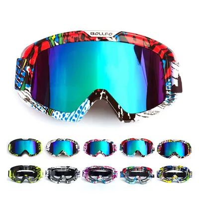 Motorcycle Motorbike Goggles MX Motocross Dirt Bike MTB ATV UTV Eyewear Glasses • $11.99