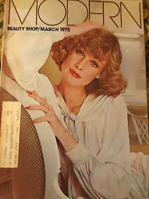 Retro Modern Beauty Shop Magazine March 1975 • $14.75