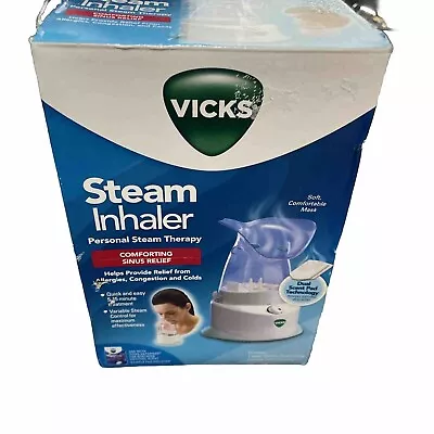 Vicks Personal Electric Steam Inhaler V1200 Compact & Lightweight New In Box • $28