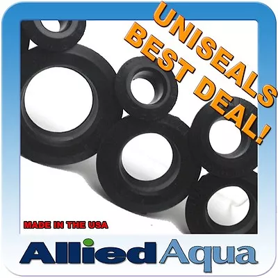 UNISEAL Bulkhead Alternative Hydroponic Aquaponic Aquarium Aquaculture Uniseals • $0.99