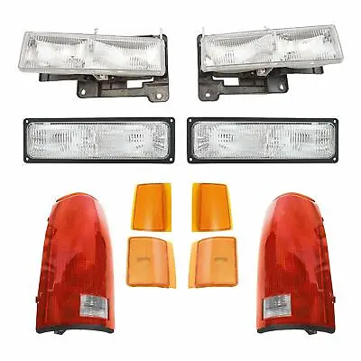 For Gmc Truck C1500 1994 1995 1996 1997 1998 Headlight Parking Marker Tail Lamps • $109.99