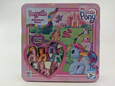 My Little Pony PONYVILLE Adventure Game In Tin With 7 Pony Figures MLP  • $75