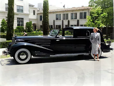 1935 Marlene Dietrich Next To Her Rolls-Royce Limousine  14 X 11  Photo Print • $16.96