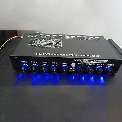 5 Band Car Audio Equalizer Adjustable 5 Bands EQ For Car Stereo • $49.24