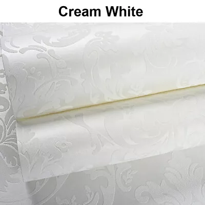 9.5m 5 Colors Luxury Damask Embossed Flocked Textured Non-woven Wallpaper Roll • £21.59