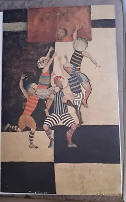 G RODO BOULANGER  Art Print Children Playing Ball Signed And Dated 70's 30 X18  • $93.99