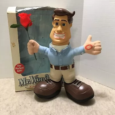 2003 MR. WONDERFUL Talking Man Doll Toy Battery Operated Working In Original Box • $29.99