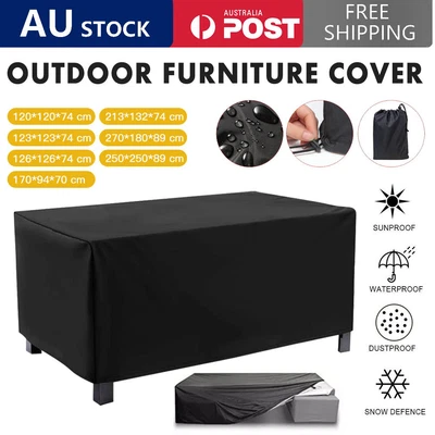 $13.55 • Buy Furniture Waterproof Outdoor Patio Garden Rain Snow UV Table Chair Sofa Cover AU