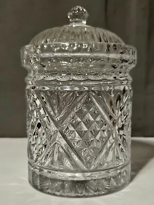 Dublin Crystal Biscuit Box.  Shannon Crystal By Godinger • $35