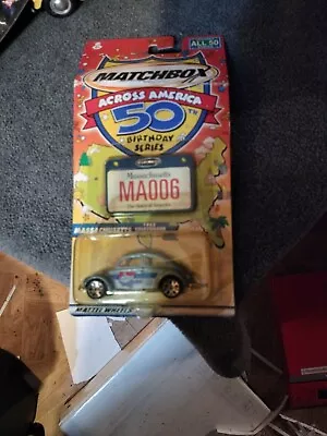 Matchbox Across America 50th Birthday Series Massachusetts 1962 VW Beetle • $4