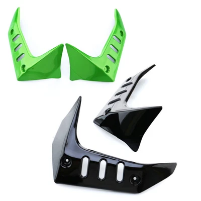 $56.28 • Buy Front Radiator Cover Side Fairing Panel Kit For Kawasaki Z750 04-07 Black Green