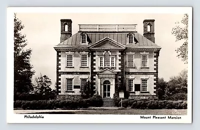 Postcard RPPC Pennsylvania Philadelphia PA Mount Pleasant Mansion 1950s Unposted • $4