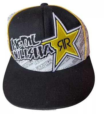 Metal Mulisha Baseball Cap Multicolor Black White Yellow Star Vintage Youth EUC • $11.99