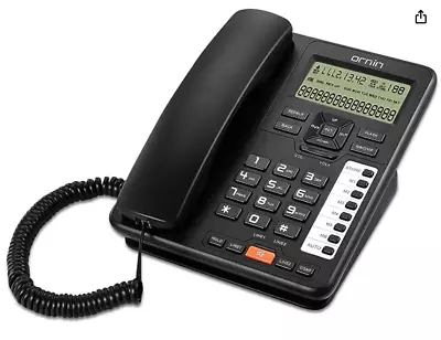 2-Line Corded Telephone Systems For Small Business And House Desk Phone Only... • $23.99