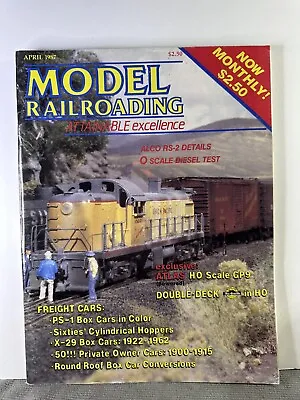 Model Railroading Magazine APRIL 1987 • $8.99