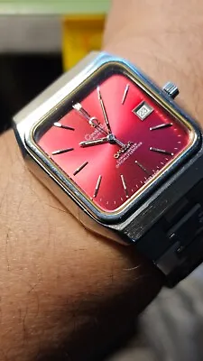 Vintage Omega Constellation Jumbo Red TV Dial Men's Automatic Watch • $930