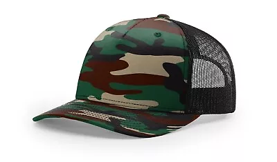 Richardson 5 Panel Trucker Cap 112FP Classic Style With Adjustable Duck Camo • $13.75